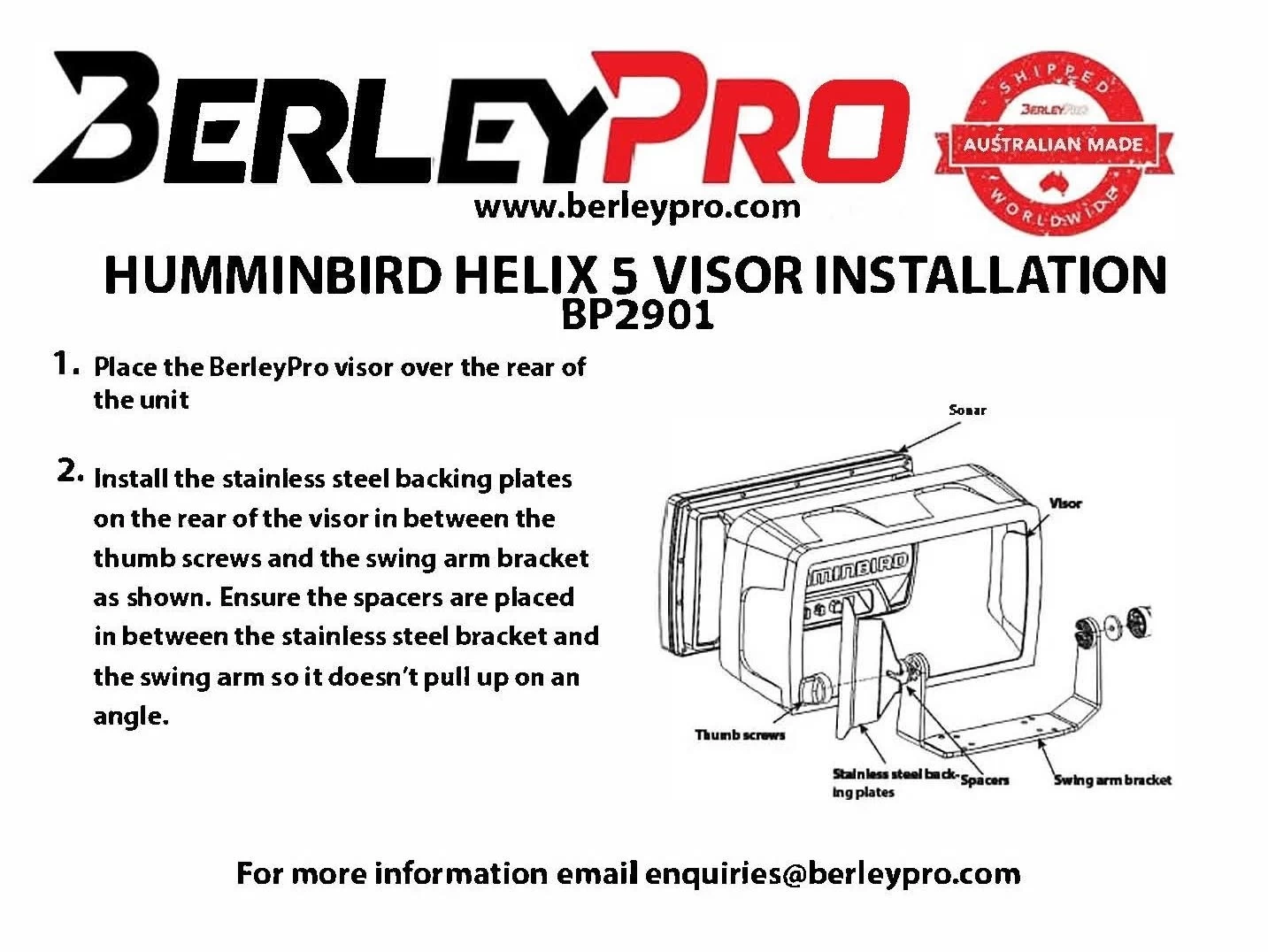 BerleyPro Helix Visor 7 BerleyPro Helix Visor - Image 5