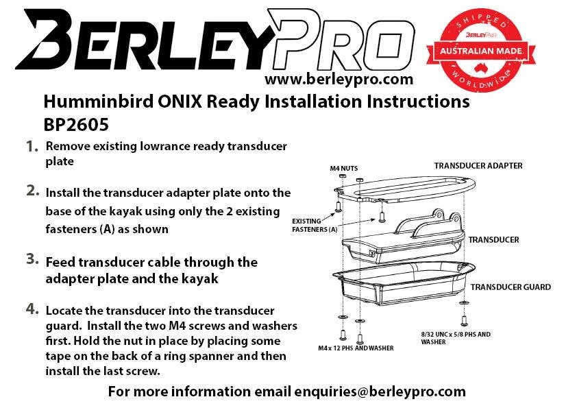 BerleyPro Humminbird HDI Ready Transducer Mount - Disc 8 BerleyPro Humminbird HDI Ready Transducer Mount - Disc - Image 6