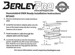 BerleyPro Humminbird HDI Ready Transducer Mount - Disc 15 BerleyPro Humminbird HDI Ready Transducer Mount - Disc -Aqua Adventures berleypro humminbird hdi ready transducer mount di 6