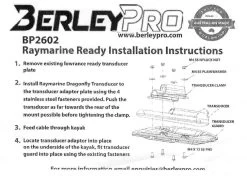 BerleyPro Raymarine Ready Transducer Mount - Disc -Aqua Adventures berleypro raymarine ready transducer mount disc 4