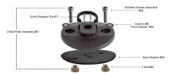 Chinook 2-Bolt Base Assembly Without Tool