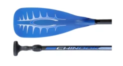 Chinook Blue Hybrid SUP Paddle -Aqua Adventures chinook blue hybrid sup paddle