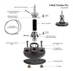 Chinook Mast Base 2-Bolt Tendon Europin