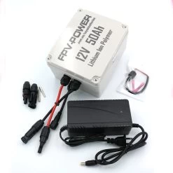FPV-Power 12V - 50Ah V3 Waterproof Lithium Battery With 10A Charger -Aqua Adventures fpv power 12v 50ah v3 waterproof lithium battery w 2