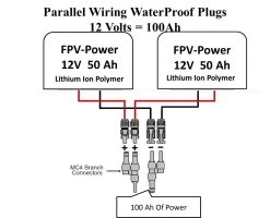 FPV-Power IP67 Parallel Wiring Coupler 60Ah -Aqua Adventures fpv power ip67 parallel wiring coupler 60ah 3