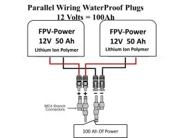 FPV-Power IP67 Parallel Wiring Coupler 60Ah -Aqua Adventures fpv power ip67 parallel wiring coupler 60ah 4