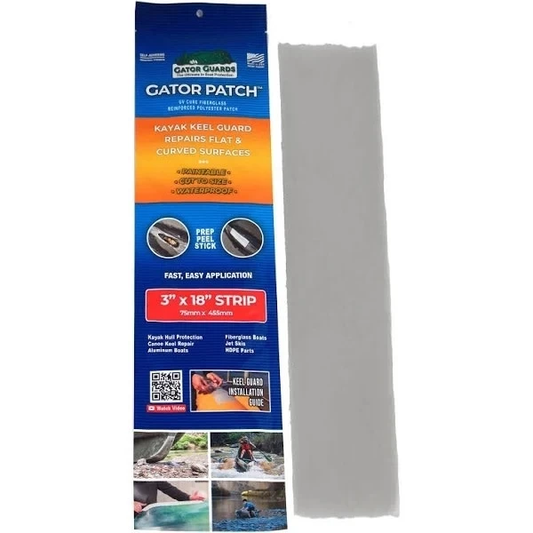 Gator Guards Gator Patch Kayak Keel Protector & Repair 4 Gator Guards Gator Patch Kayak Keel Protector & Repair - Image 2