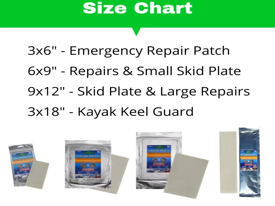 Gator Guards Gator Patch Kayak Keel Protector & Repair 3 Gator Guards Gator Patch Kayak Keel Protector & Repair