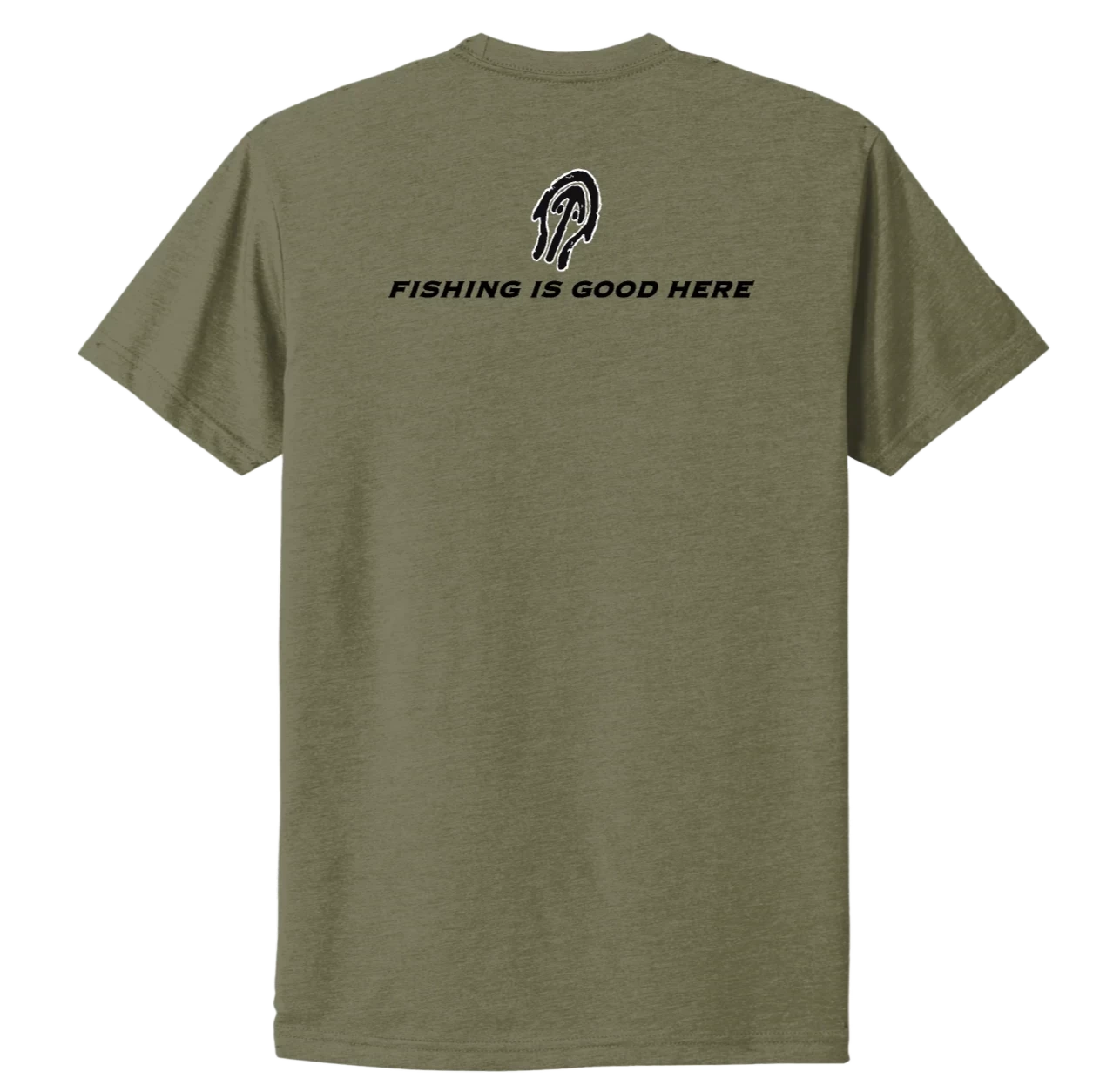 Native Watercraft "Native Watercraft" Slogan T-Shirt Fishing Is Good Here 4 Native Watercraft "Native Watercraft" Slogan T-Shirt Fishing Is Good Here - Image 2