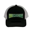 NuCanoe "NuCanoe" Logo Hat Black & White Mesh -Aqua Adventures nucanoe nucanoe logo hat black white mesh