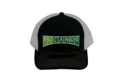 NuCanoe "NuCanoe" Logo Hat Black & White Mesh