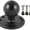 RAM Mounts 2.5" Round Base AMPs Hole Pattern 1.5" Ball Garmin Fishfinders 1 RAM Mounts 2.5" Round Base AMPs Hole Pattern 1.5" Ball Garmin Fishfinders -Aqua Adventures ram mounts 25 round base amps hole pattern 15 ball