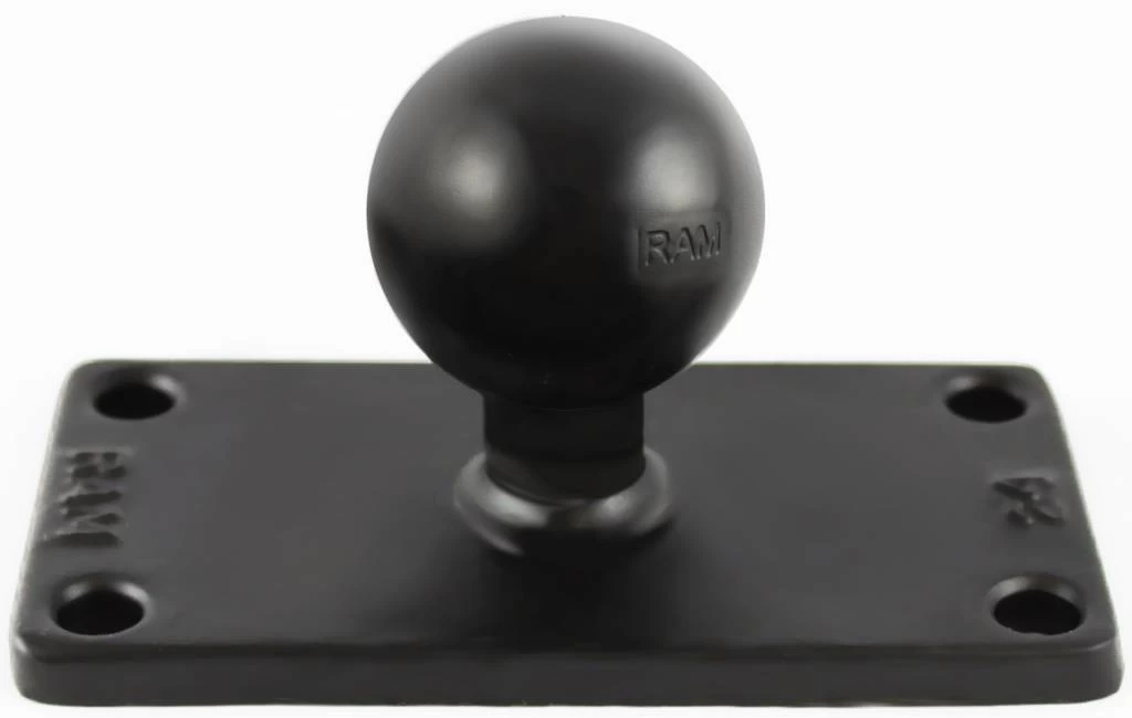 RAM Mounts C Size 1.5" Ball On Rectangular Plate With 1.5" X 3.5" 4-Hole Pattern - Helix 7 3 RAM Mounts C Size 1.5" Ball On Rectangular Plate With 1.5" X 3.5" 4-Hole Pattern - Helix 7