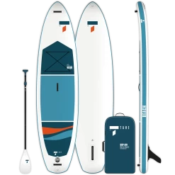 Tahe Outdoors SUP Air 11'0 Beach Wing Pack Blue/Orange -Aqua Adventures tahe outdoors sup air 110 beach wing pack blue ora 2