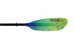 Werner Paddles Camano Hooked 2-Piece Leverloc Standard Shaft 260 Catch Lime Drift