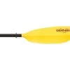 Werner Paddles (Closeout) Skagit Fiberglass 2-Piece Leverloc Small Shaft Custom Yellow -Aqua Adventures werner paddles closeout skagit fiberglass 2 piece 1