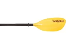 Werner Paddles (Closeout) Tybee Fiberglass 2-Piece Leverloc Standard Shaft 220-240 Yellow