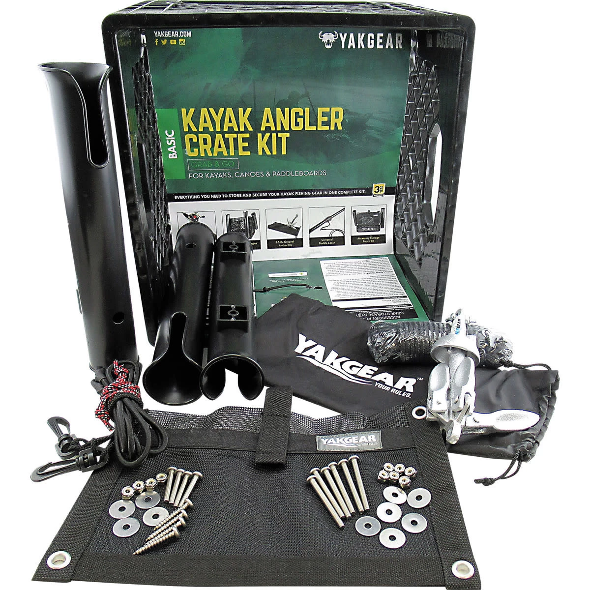 YakGear Anglers Crate Kit Basic Package V2 3 YakGear Anglers Crate Kit Basic Package V2