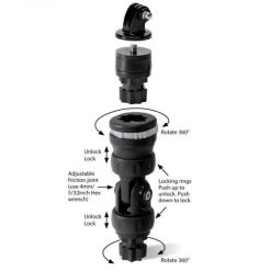 YakGear CameraBoom 600 R-Lock 7 YakGear CameraBoom 600 R-Lock -Aqua Adventures yakgear cameraboom 600 r lock 2