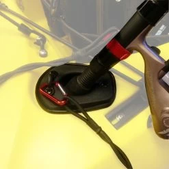 YakGear Flush Mount Rod Holder Kit With Padeye -Aqua Adventures yakgear flush mount rod holder kit with padeye 2